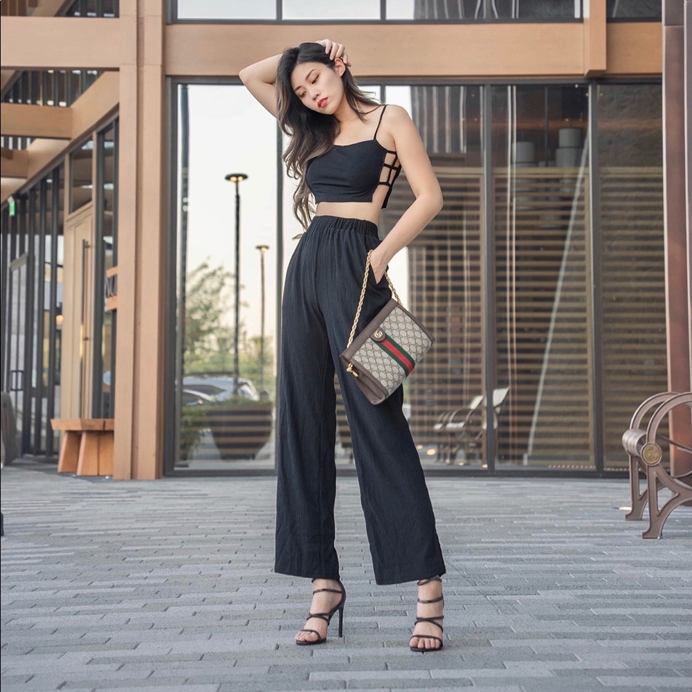 Elastic Waist Pants & Cami Top Set!